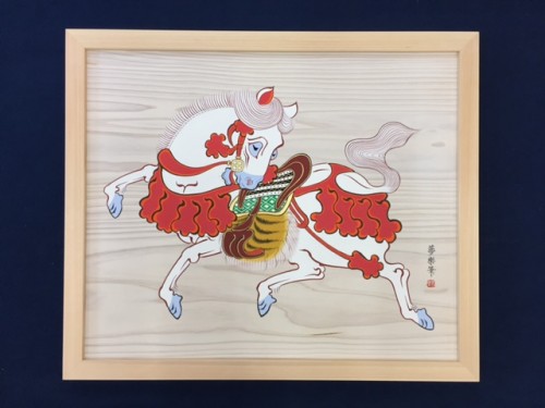 白馬図「麒麟」650×550完成